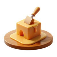 Melted Butter with Spatula png
