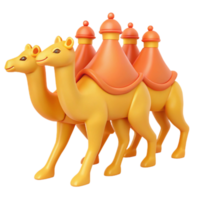 3D Camel Illustration png