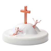 Cross on a Hilltop png