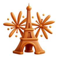 Eiffel Tower Fireworks png