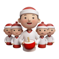 Smiling Christmas Characters png