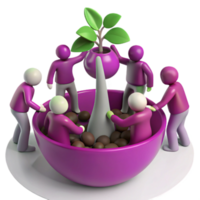 three people with a cross on top of them png