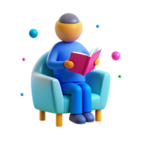 Relaxing with a Good Book The Joys of Reading png
