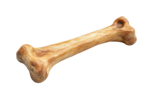 A close-up of a realistic dog bone chew toy for pets. Ideal for pet care, animal-themed projects, or dog-related content. png