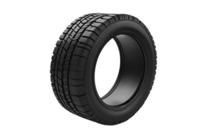 High-quality, black radial tire with intricate tread pattern, ideal for cars and ensuring optimal performance and safety on various road conditions. png