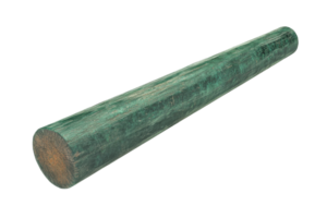 Isolated image of a round wooden log with a smooth finish, suitable for use in construction, art, or as a natural design element. png