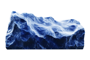 Abstract navy blue marble texture with intricate patterns and elegant details, perfect for backgrounds or artistic projects. png