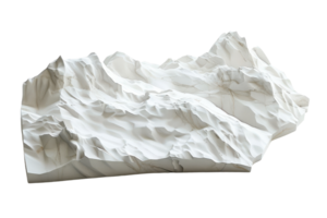 3D model of mountain terrain with detailed topography. Perfect for mapping, simulation, and geographical studies. png