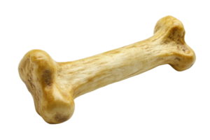 High-quality image of a dog bone chew toy. Perfect for pet-related projects and advertisements. Isolated on a transparent background. png
