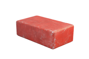 High-resolution image of a red brick. Perfect for construction, architecture, and building material related projects. png