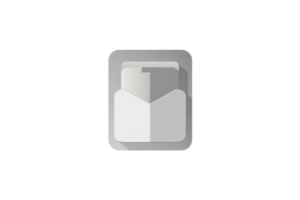 illustration of a folder with enclosed document symbolizing file storage and organization in digital format on transparent background. png