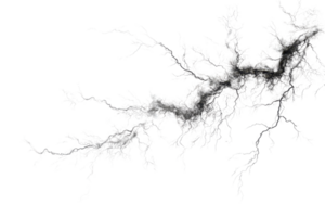 Abstract black ink smoke swirling in a flowing, intricate pattern creating a mesmerizing and artistic visual effect on a transparent background. png