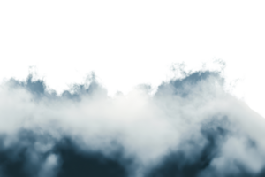 A scenic view of dense, white clouds against a clear, blue sky. Perfect for nature, weather, and background concepts. png