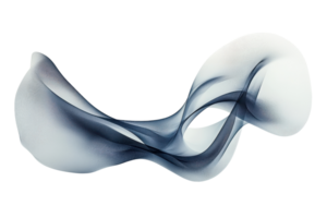Abstract fluid art piece in black and white, presenting a dynamic and elegant flow in a wave-like formation. png