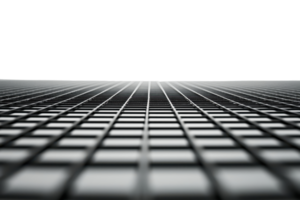 Abstract geometric background with black and white grid pattern, creating a modern and futuristic visual effect. png