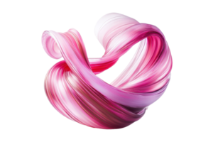 Abstract pink and white swirl, showcasing dynamic movement and blending colors, perfect for creative projects and backgrounds. png