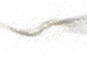A dynamic splash of white powder on a transparent background. creating a sense of movement and energy. Perfect for texture or abstract concepts. png
