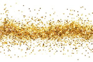 Golden glitter background with sparkling particles creating an elegant festive atmosphere for celebrations and events. png