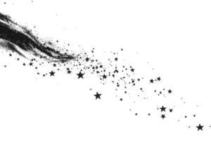 Black liquid splashing dynamically against dark background creating abstract artistic visual suitable for creative and commercial use. png