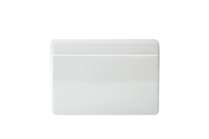 White card with blank space ideal for mock-ups, branding, identification, and professional presentations. png