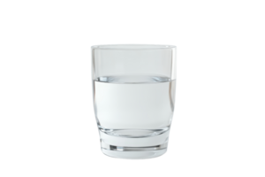 A clear glass of water isolated on a transparent background. Perfect for hydration and health-themed concepts in your projects. png