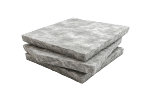 Close-up of three concrete slabs stacked on top of each other. Ideal for construction, architecture, and material texture projects. png