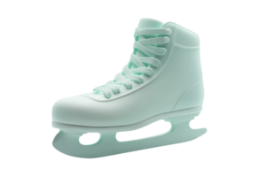 High-quality image of a single ice skate. Perfect for winter sports, skating events, or related concepts. Isolated on a transparent background. png