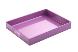 A vibrant purple serving tray with clean, modern design. Perfect for organizing or serving items in style. png