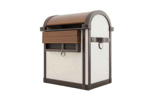 elegante y moderno buzón en un único diseño, Perfecto para agregando encanto y funcionalidad a tu de casa exterior. png