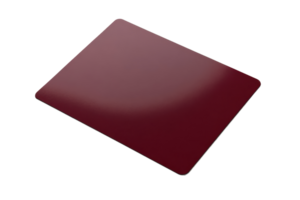 High quality maroon rectangular object with glossy finish, ideal for design, backgrounds, materials, and creative projects. png