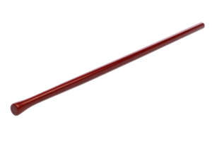 High-quality image of a sleek brown wooden stick isolated on a transparent background. Perfect for design elements or crafting projects. png