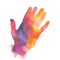 Vibrant watercolor hand painting capturing the essence of creativity and color on a transparent background, red painted liquid water color circle isolated on transparent background png