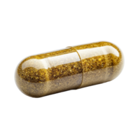 Herbal Kariyat capsule displayed against a transparent background highlighting its natural ingredients and health benefits, Kariyat herbal capsule isolated on transparent background png