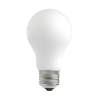 LED light bulb isolated against a clean transparent background for optimal visibility and focus on design features, LED light bulb 3d isolated on transparent background png