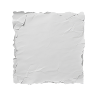 A crumpled transparent sheet of paper positioned on a plain transparent background for creative design projects and documentation, transparent sheet of paper on transparent backgroundfile png