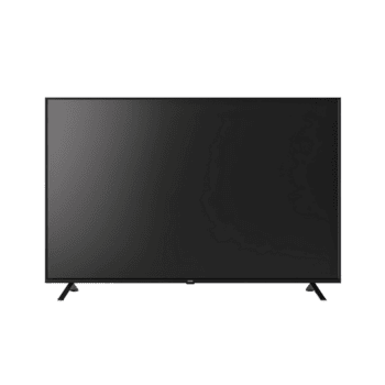 moderno ampla Preto televisão brincar adequado para vários interior desenhos e monitores dentro minimalista configurações, brincar do uma ampla moderno Preto televisão, Arquivo do isolado objeto com sombra em transparente fundo png