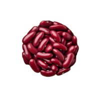 Fresh red kidney beans in a wooden bowl isolated on a light background for culinary use and healthy cooking, Red kidney beans isolated png