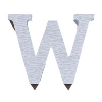 Crafting words with a transparent textured consonant letter W on a smooth surface for creative projects at home, consonant letter a is used to make words on transparent backgroundfile png