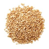 Isolated sesame seeds on a transparent background highlighting their texture and color for culinary use and health benefits, sesame isolated on transparent background png