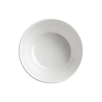 Top view of a simple and elegant transparent bowl on a clean transparent background highlighting its minimalist design, top view transparent bowl on transparent background png
