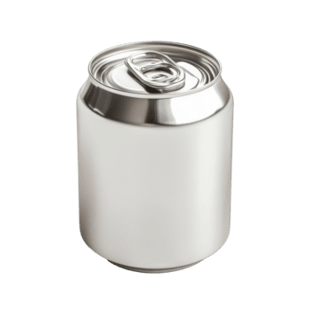 aluminium kan med öppen slinga design på en rena transparent bakgrund fångad i studio belysning, aluminium kan öppen slinga på transparent bakgrundsfil png