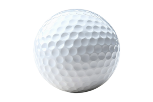 Golf ball isolated on transparent background. png