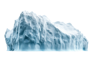 Large iceberg isolated on transparent background. png