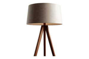 Standing modern lamp isolated on transparent background. png