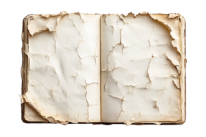 Torn paper from a notebook isolated on transparent background. png