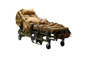 Army Stretchers on transparent background. png