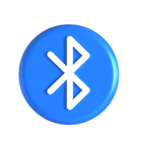 A blue button with the word bluetooth on it png