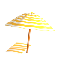 An umbrella with a yellow stripe on it png