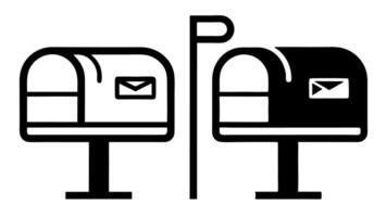Mailbox Icon Set vector