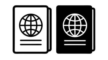 Passport Icon Set vector
